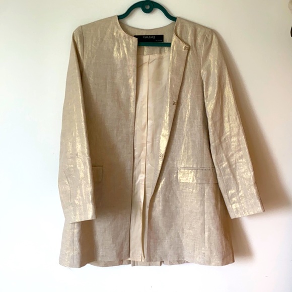 Zara linen blazer XS - Picture 1 of 2